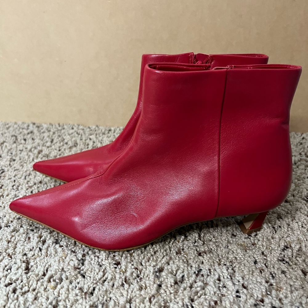 Gianni Bini Red Ankle Boots